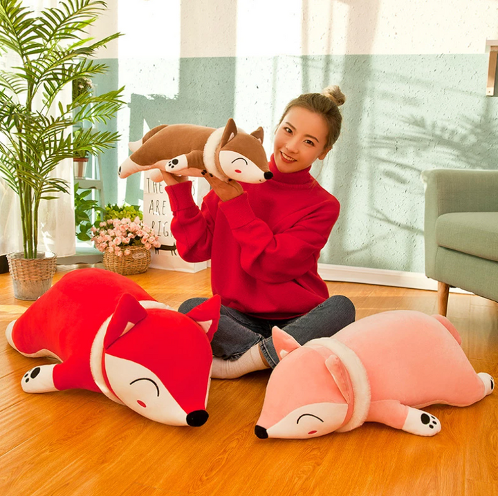 Kawaii Fox Stuffed Animal Plush_ Red fox Plushy