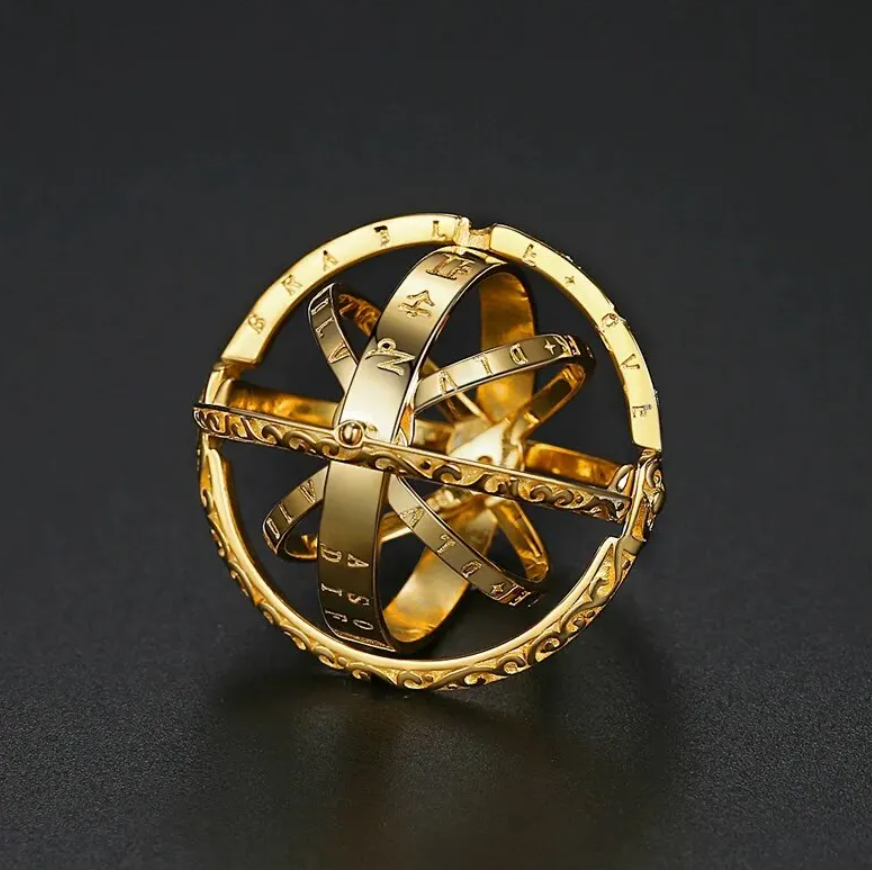 Astronomy Ring-Foldable Astronomical Sphere Unisex ring