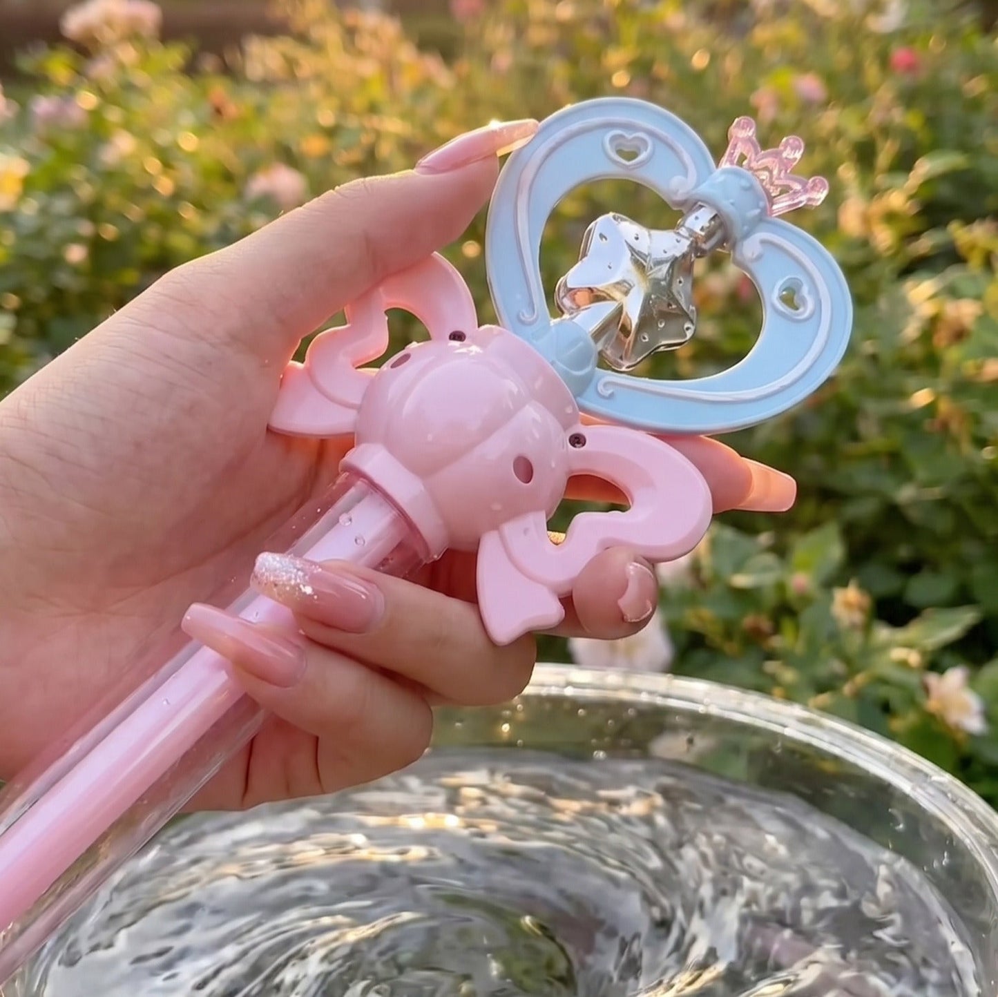 The AquaJetNRG™ Magical Spiral Water Wand