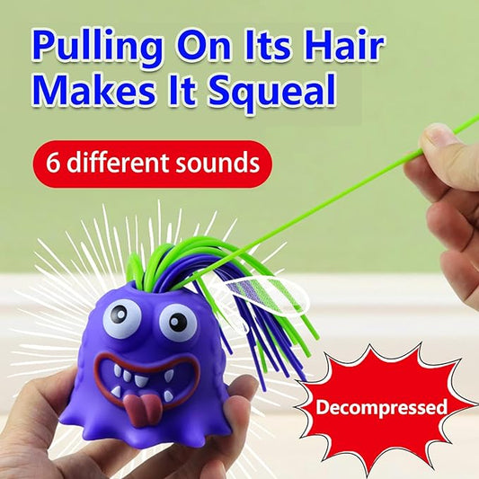 Hair Pulling Screaming Mosters -Stress Relief Toys