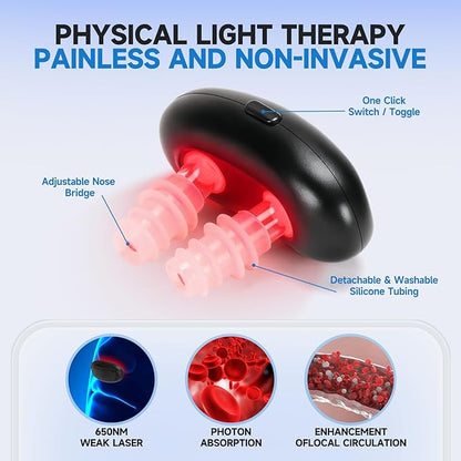 Red Light Nasal Therapy Instrument for Rhinitis and Sinus Relief