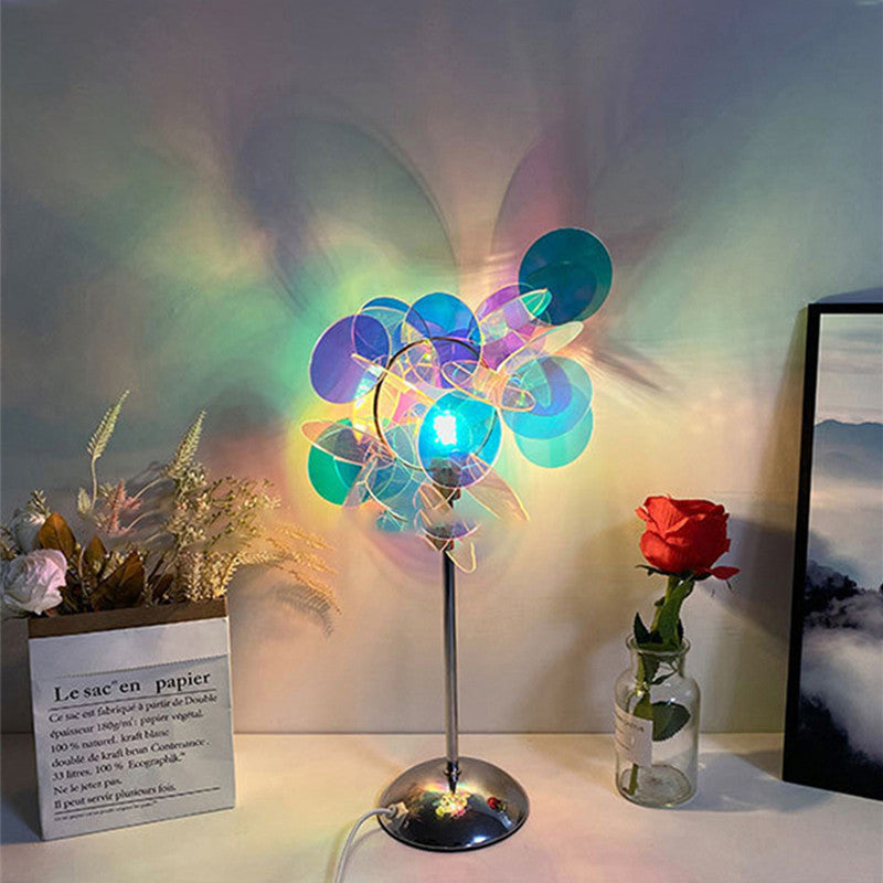 LED Night Light Acrylic DIY Splicing Colorful LED Table Lamp For Home Decoration Bedside Lamp