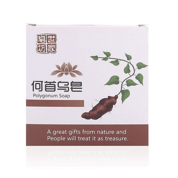 Polygonum Multiflorum Plant Extract Nourishing Hair Roots Cleaning Oil Control Handmade Soap