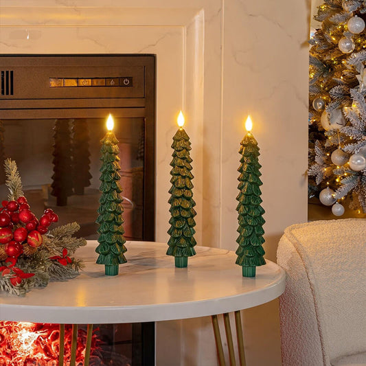 Cozy Christmas Flameless Candles